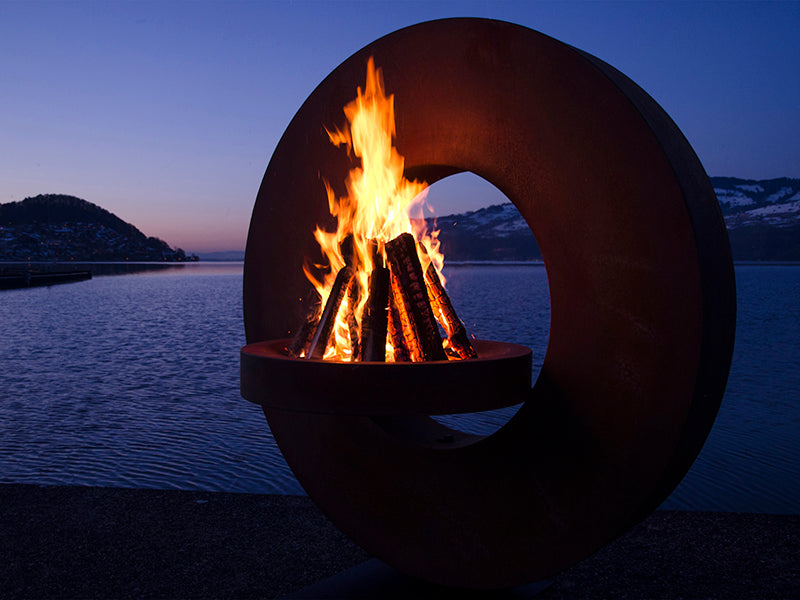 Feuerstelle Halo (Stahl)