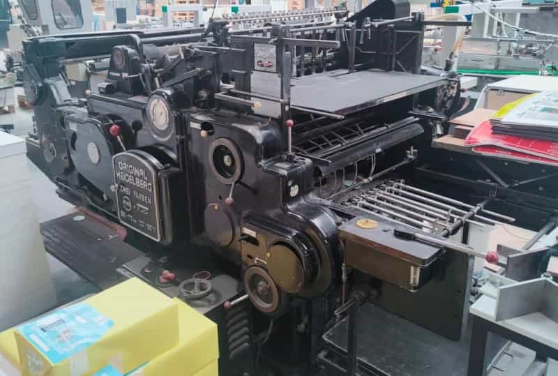 Heidelberg SBG, Stanz- und Prägemaschine, Baujahr 1966