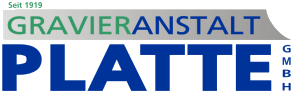 Gravieranstalt Platte Logo