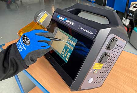 Bedienung: Markierung per Knopfdruck