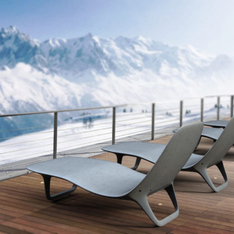 Beheizte Betonliege (Heated Lounger)