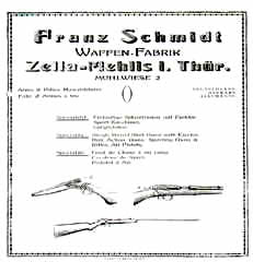 Katalogseite aus den 30er Jahren