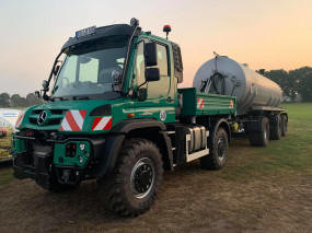 Unimog mit KUMM Güllelogistik