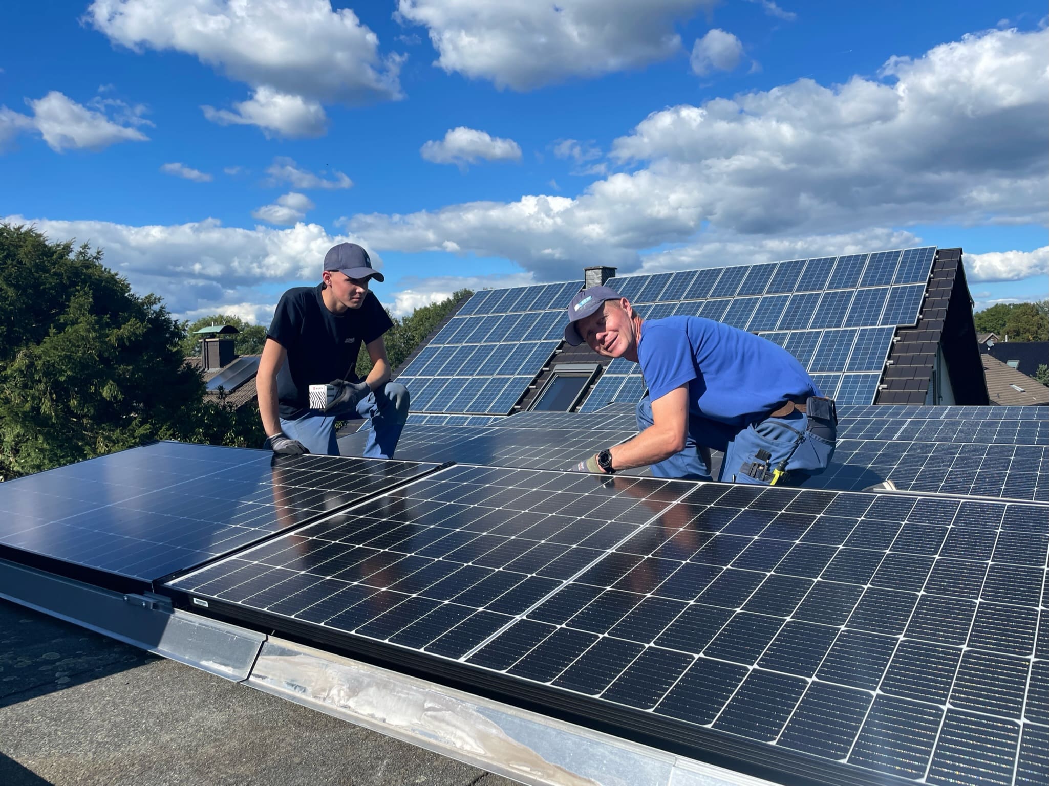 Installation einer Photovoltaikanlage