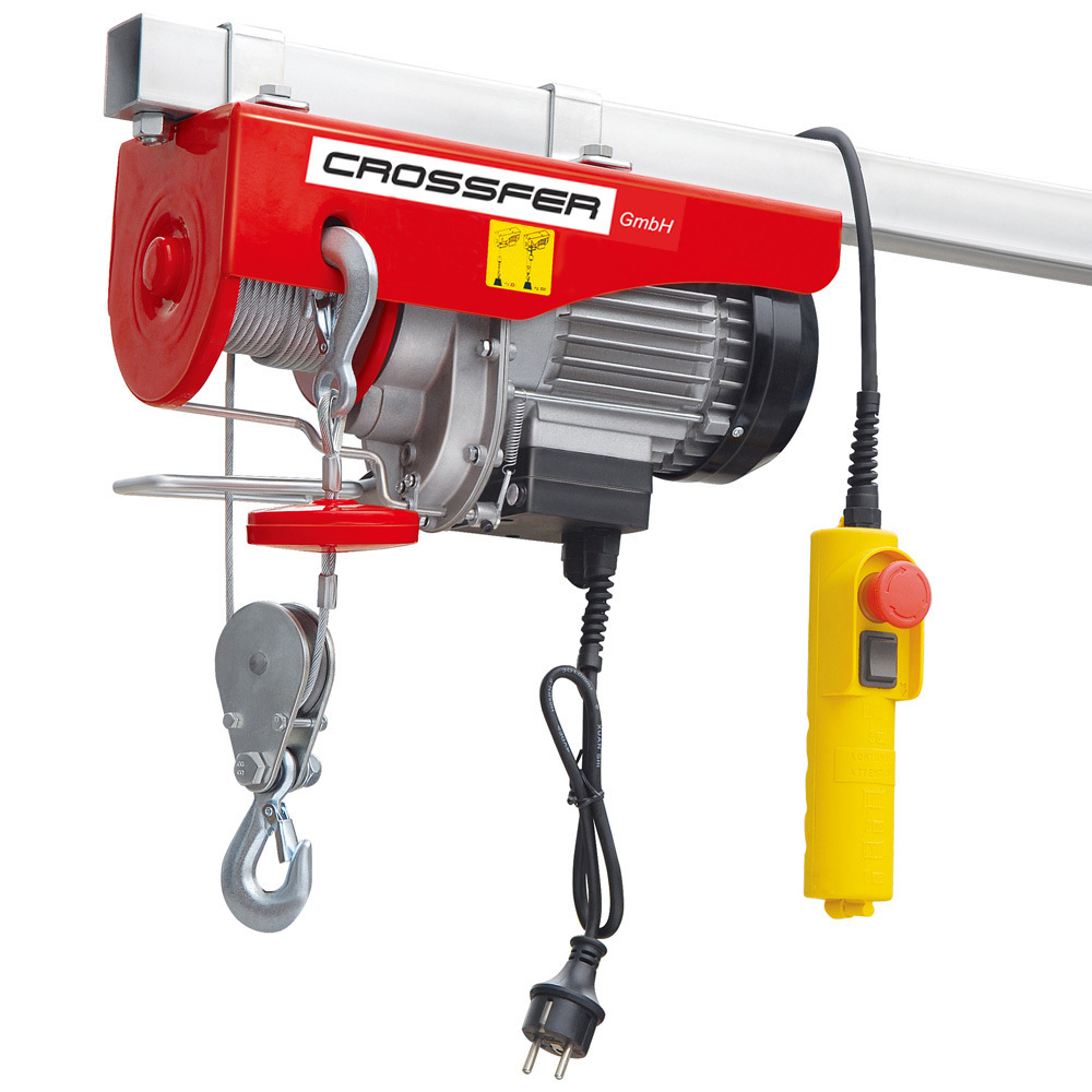 Elektro-Seilzug PA400A inkl. Umlenkrolle, 200/400 kg