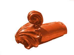 Schmuckfirstziegel mit Anfänger