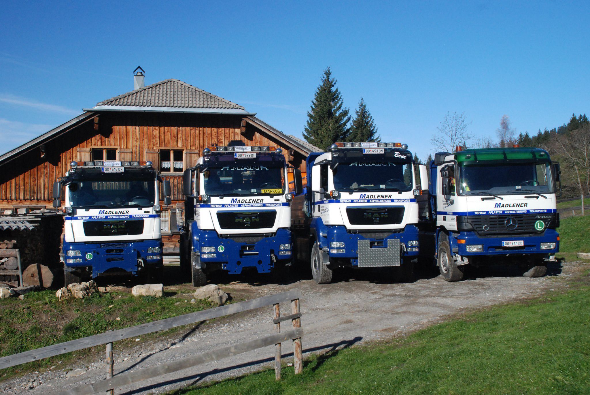 Fuhrpark der Madlener Bau GmbH