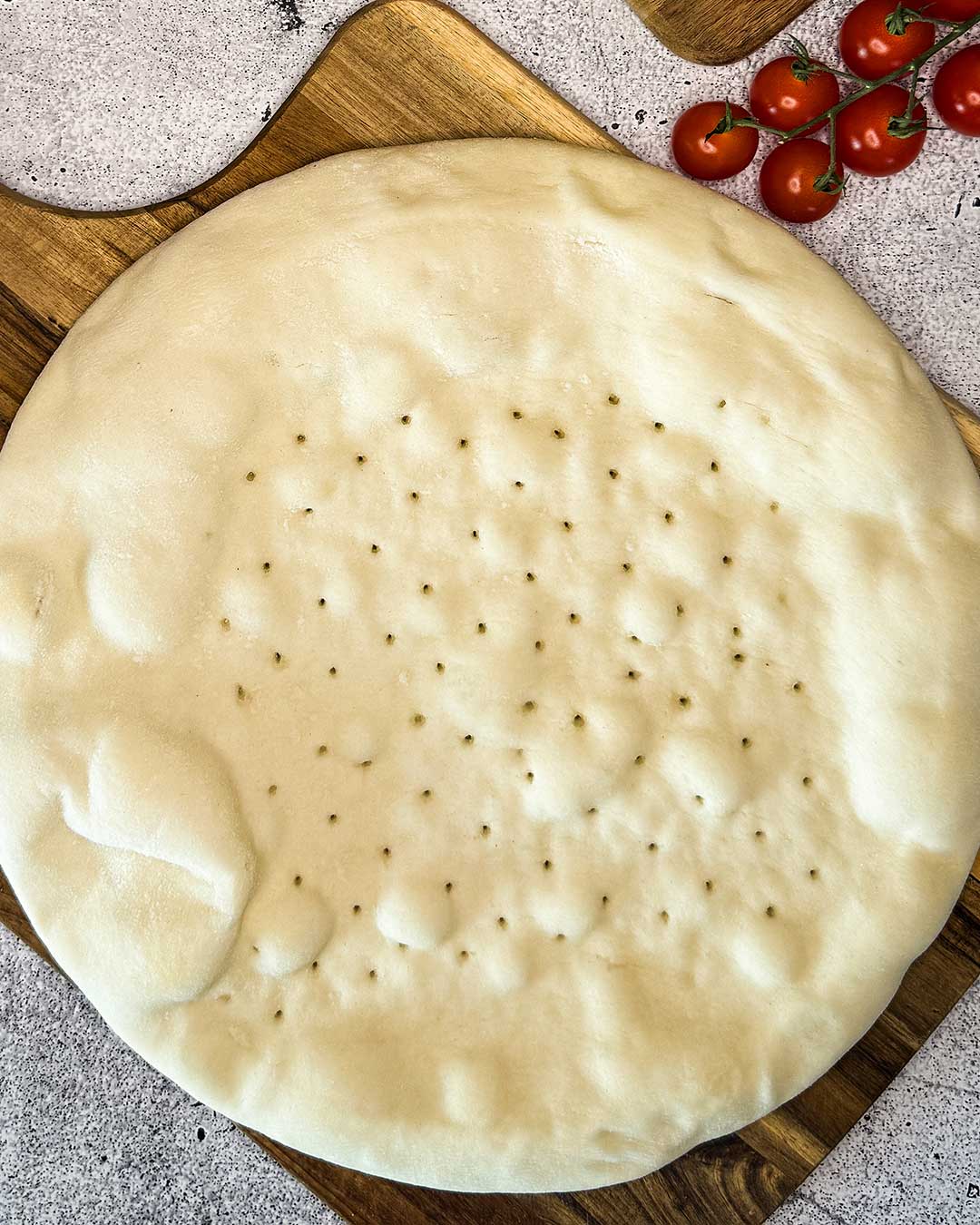 Glutenfreier Pizzaboden