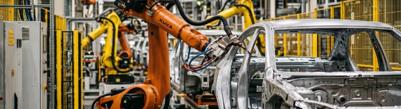 Industrielle Fertigung im Automotive-Umfeld