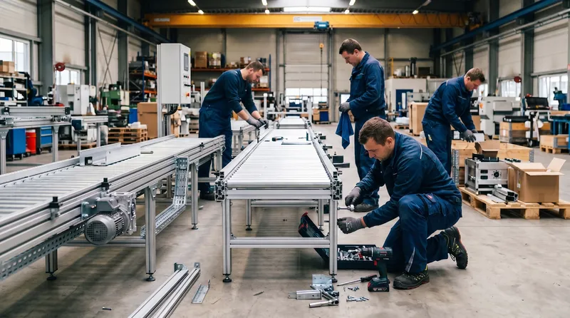 Montage an Förderanlage