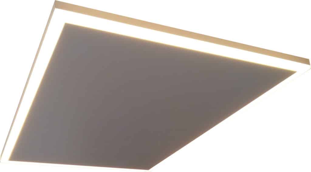 Infrarotheizung mit 4-seitiger LED-Beleuchtung
