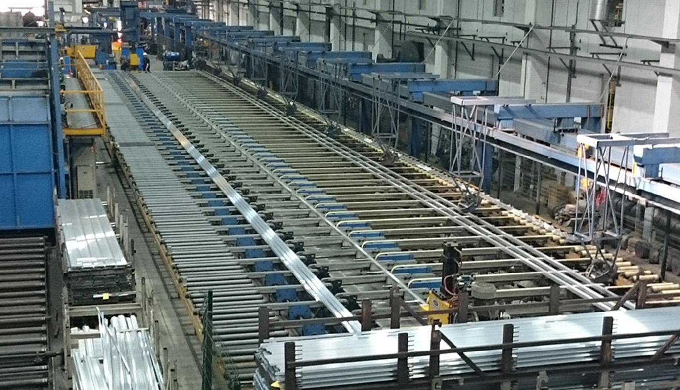 Mechanisch bearbeitetes Aluminiumprofil