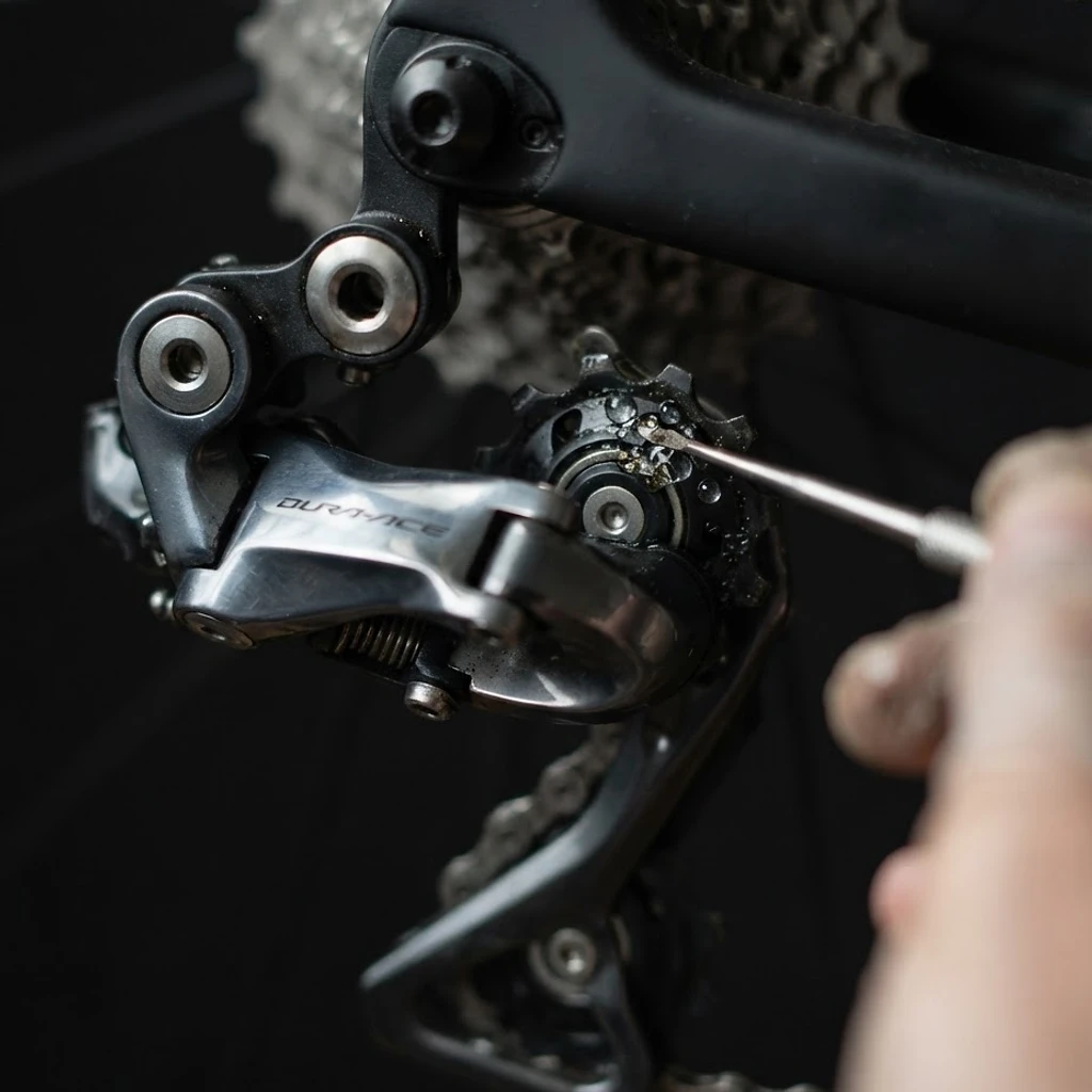 Fahrradwerkstatt mit professioneller Veloküre-Fahrradwaschanlage