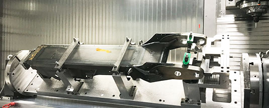CNC-Drehmaschine mit Gegenspindel