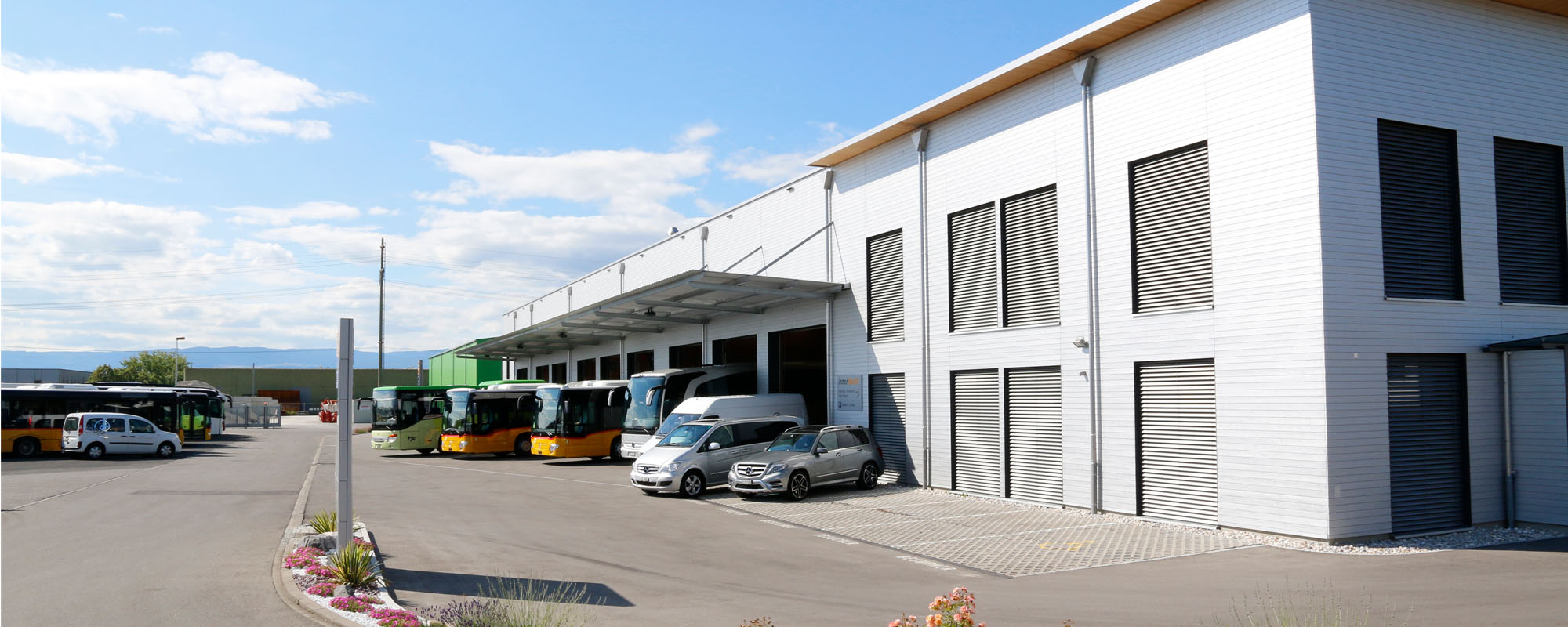 Bus in der Werkstatt