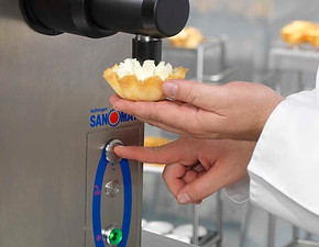 Bedienpanel Schlagsahne-Automat