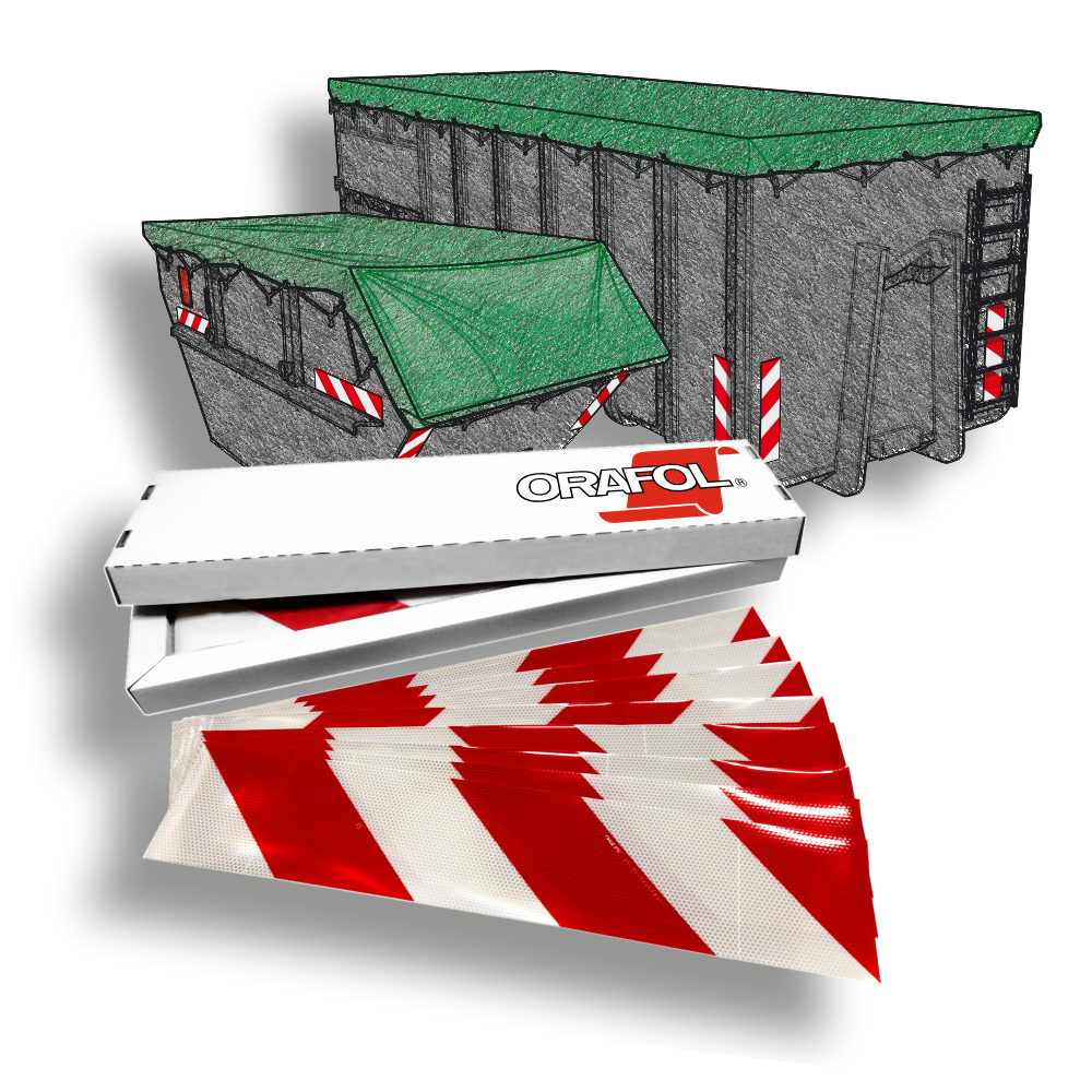 Orafol Oralite® 5951 Containerwarnmarkierung Satz