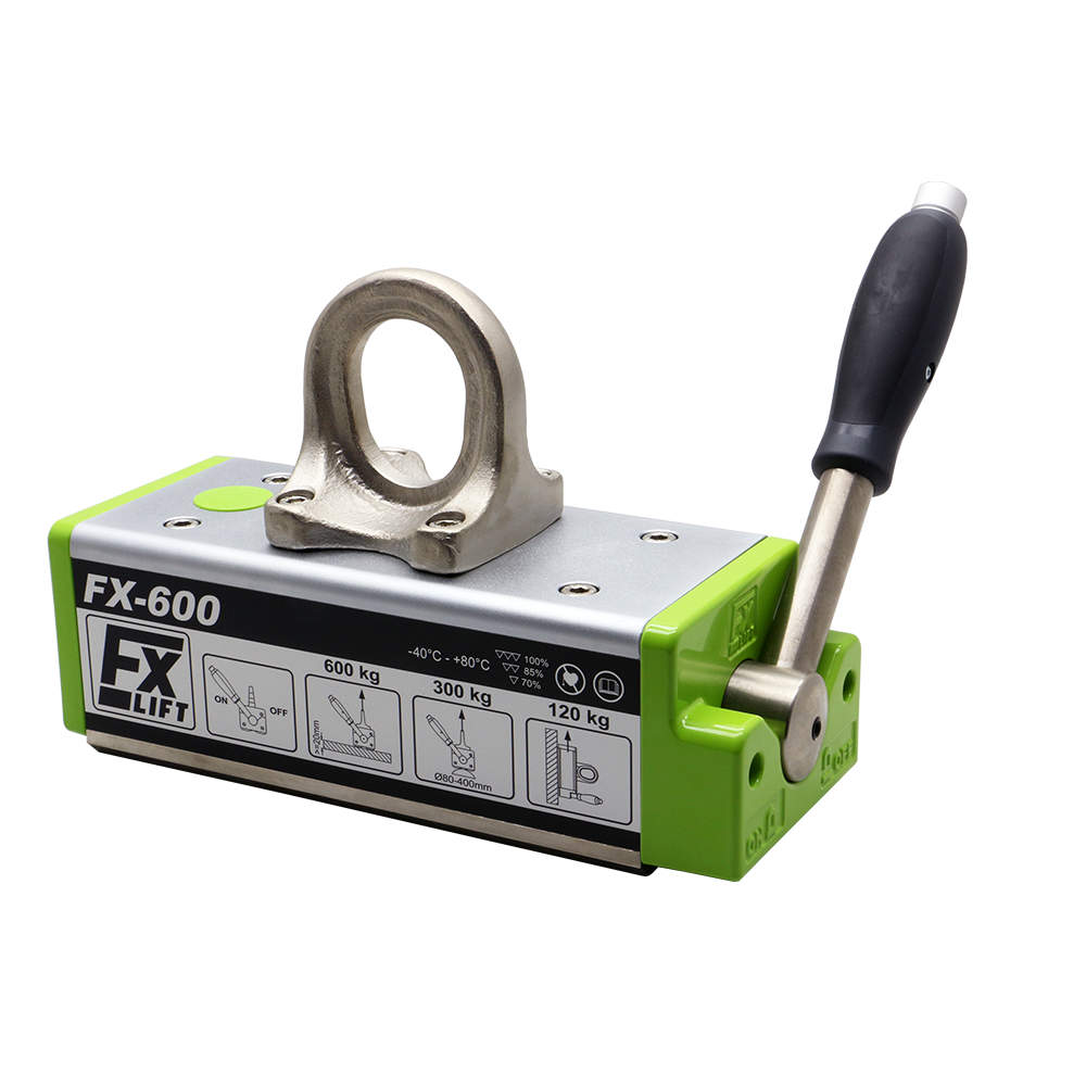 Permanent Lasthebemagnet FX-600 mit Green Dot