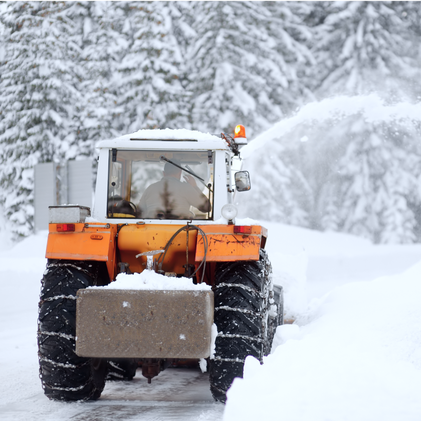 Taustreuanwendung im Winterdienst
