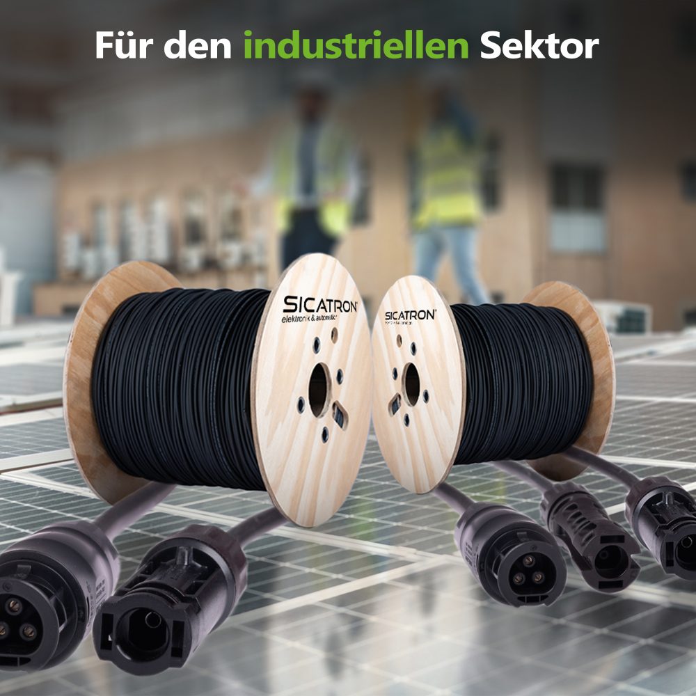 Konfektioniertes Solarkabel