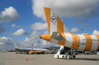 Condor aircraft on the Leipzig/Halle apron