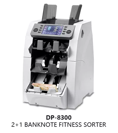 DP-8300 2+1 Banknote Fitness Sorter