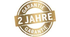 2 Jahre Herstellergarantie auf alle Produkte