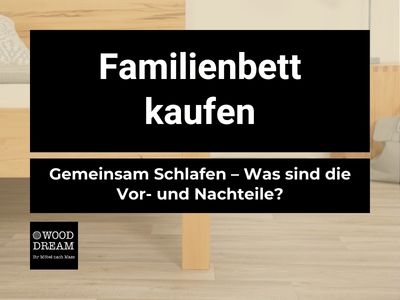 Familienbett aus Massivholz