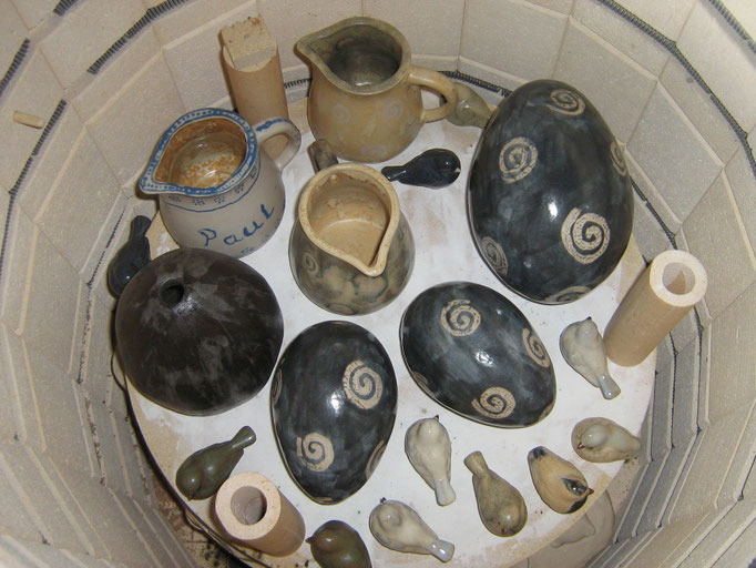 Ceramic objects from the studio