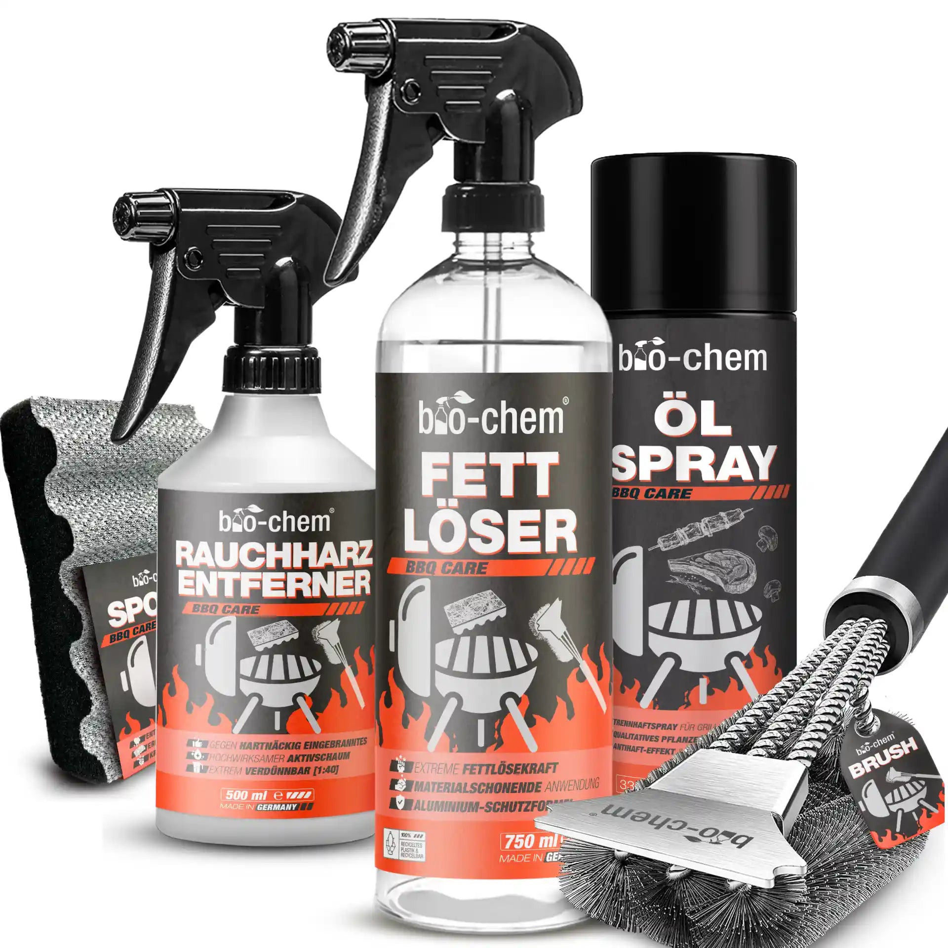Grillreiniger-Set (PROFI 5-teilig)