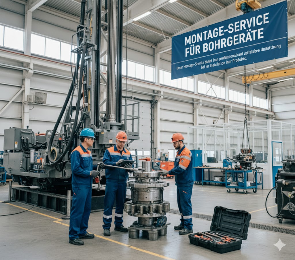 Montage-Service für Bohrgeräte
