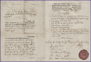 Historische Urkunde der Firma Brehm