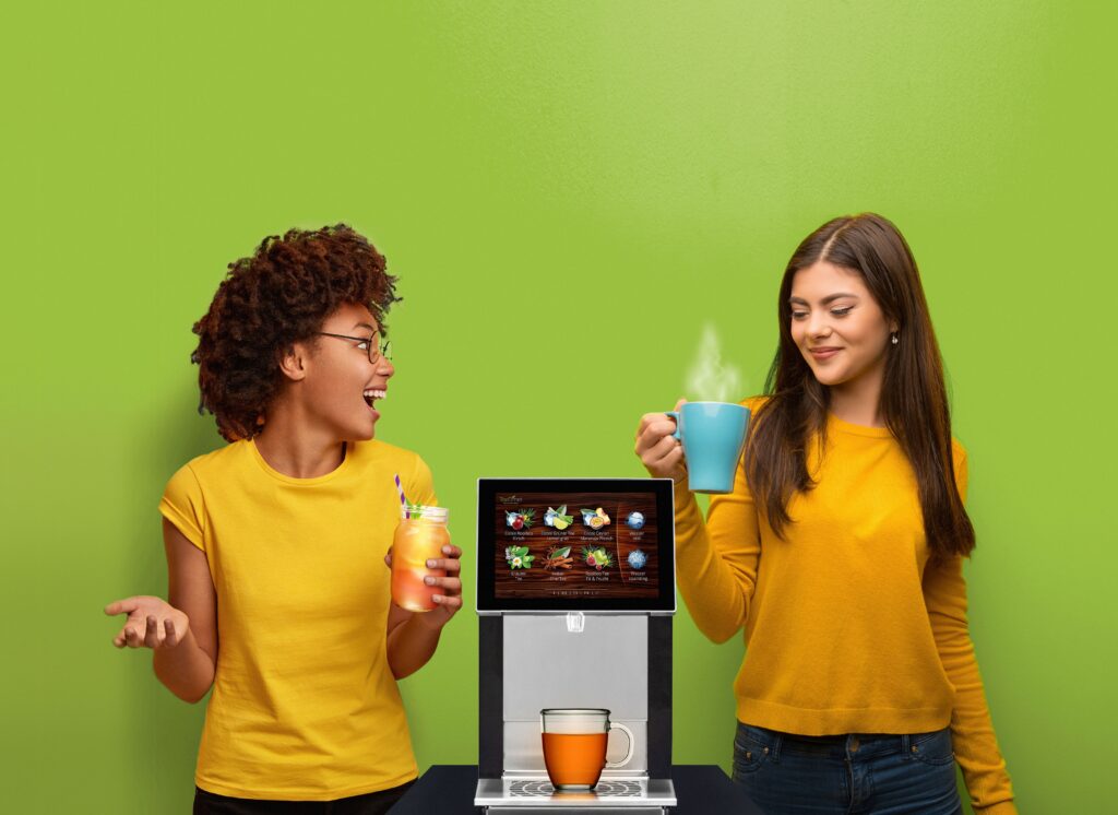 Getränkeautomat mit TeaTime-Produkten