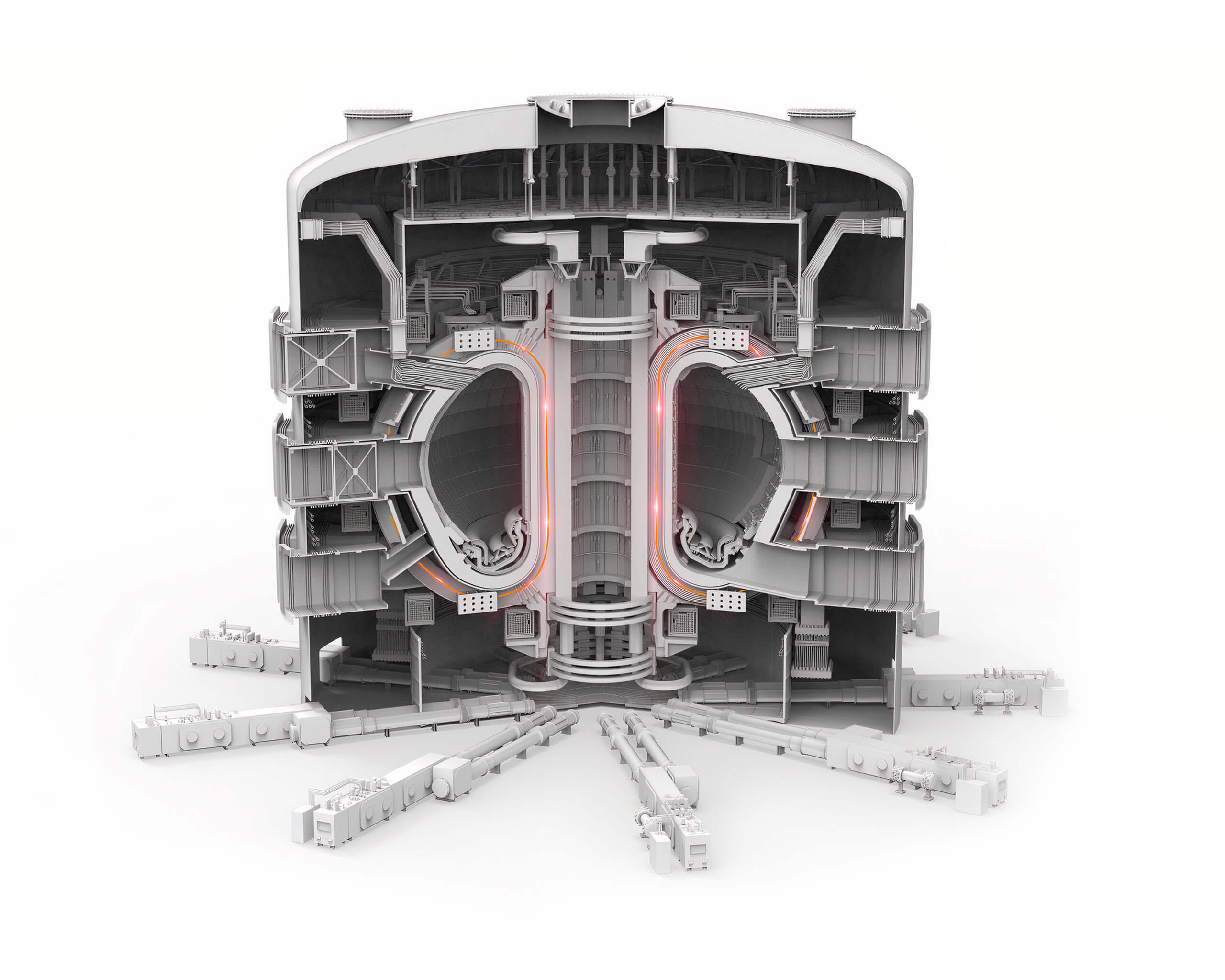 FBG-Sensorik für Fusionsreaktor-Modelle