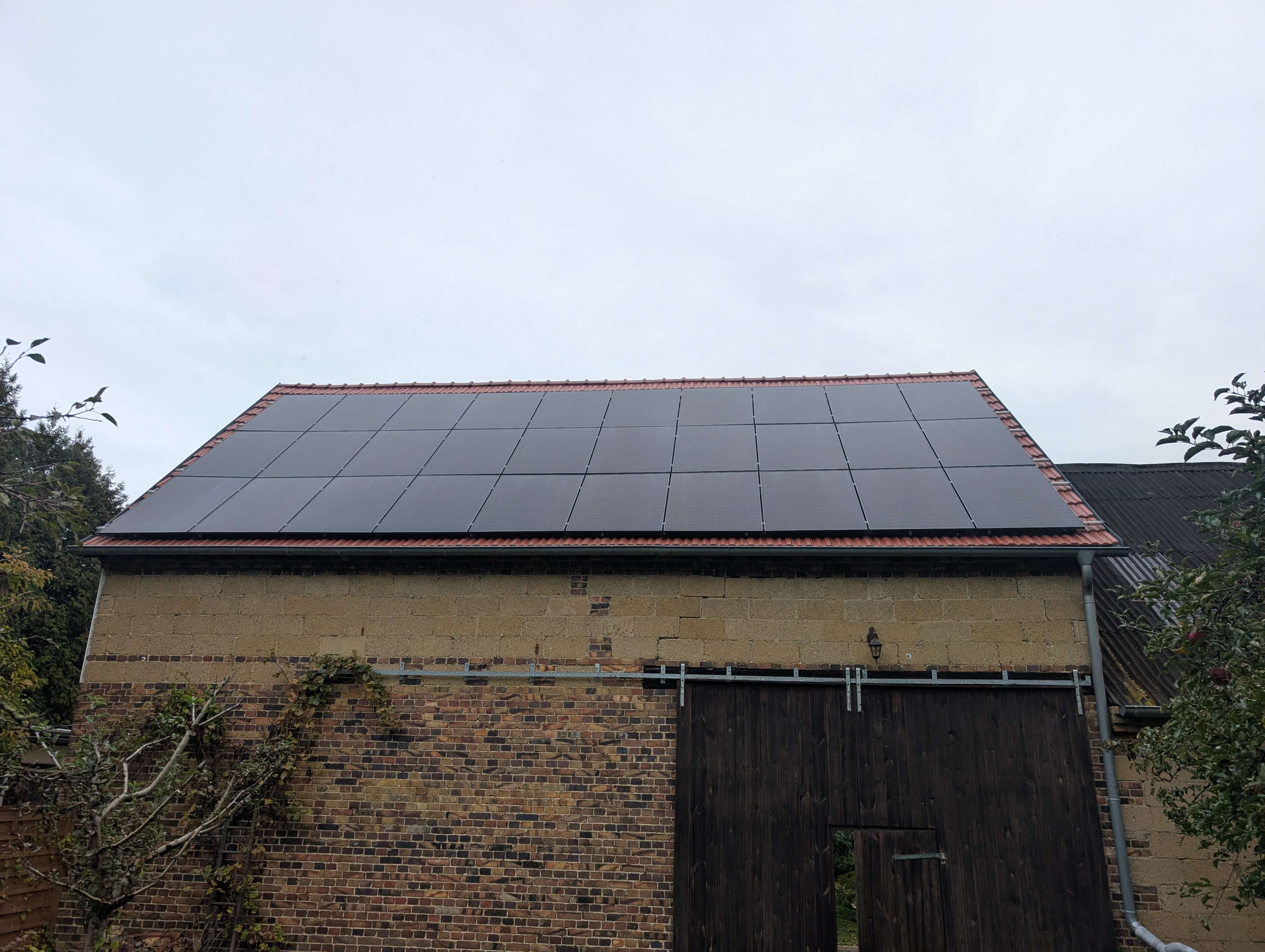 PV-Anlage auf Scheunendach