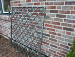 Fenstergitter unverzinkt (nach dem Schweißen)