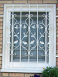 Kleines Fenstergitter