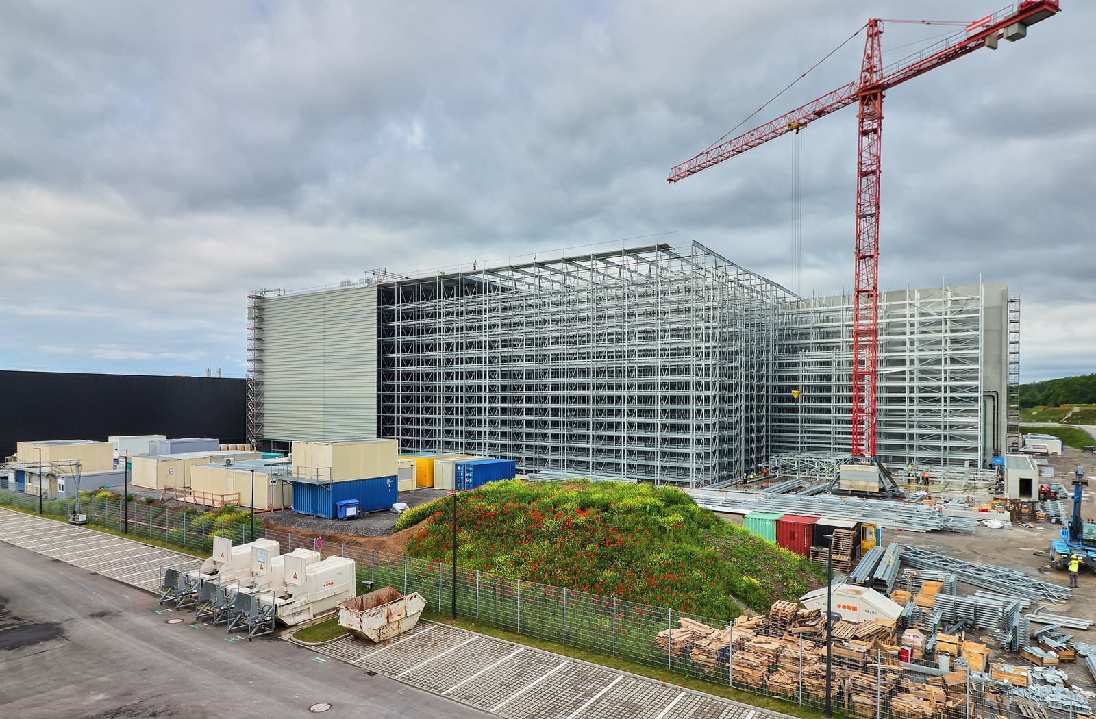 Baustelle Hochregallagerprojekt