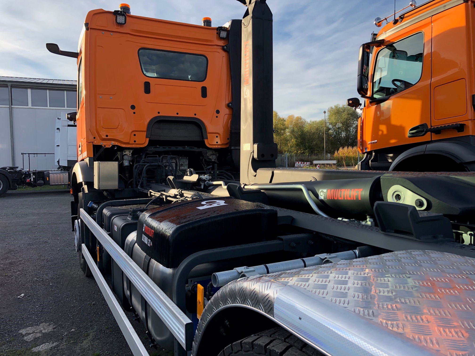 Kommunaler LKW mit Load Sensing Hydraulik