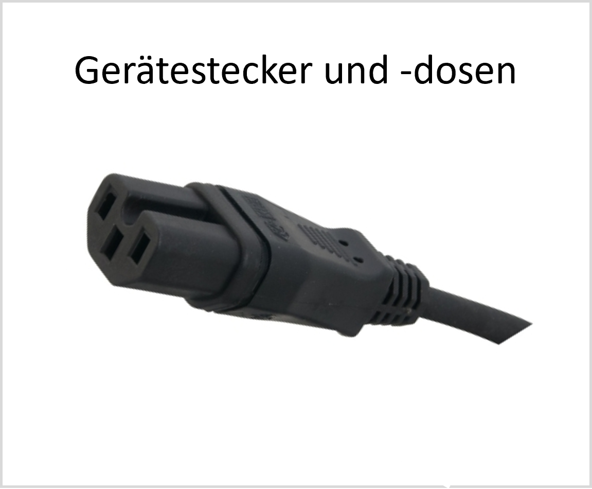 Gerätestecker und Gerätedosen (IEC 60320, C5–C20)