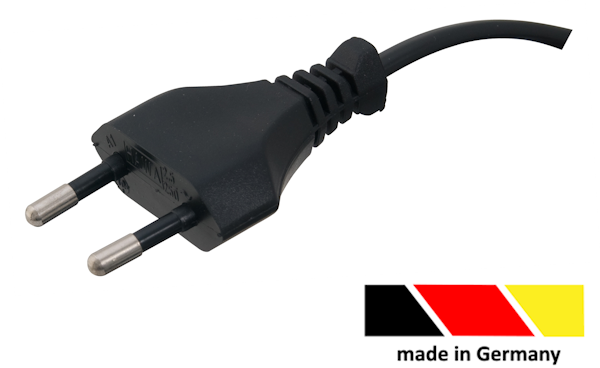 Eurostecker, 1,5 m, abgemantelt mit Aderendhülsen