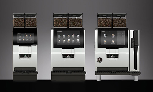 Kaffeemaschine im Einsatz