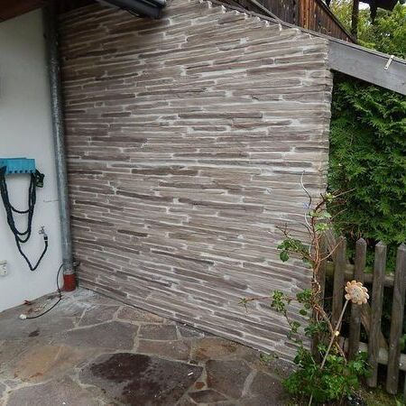 Wandpaneele im Ziegeldesign