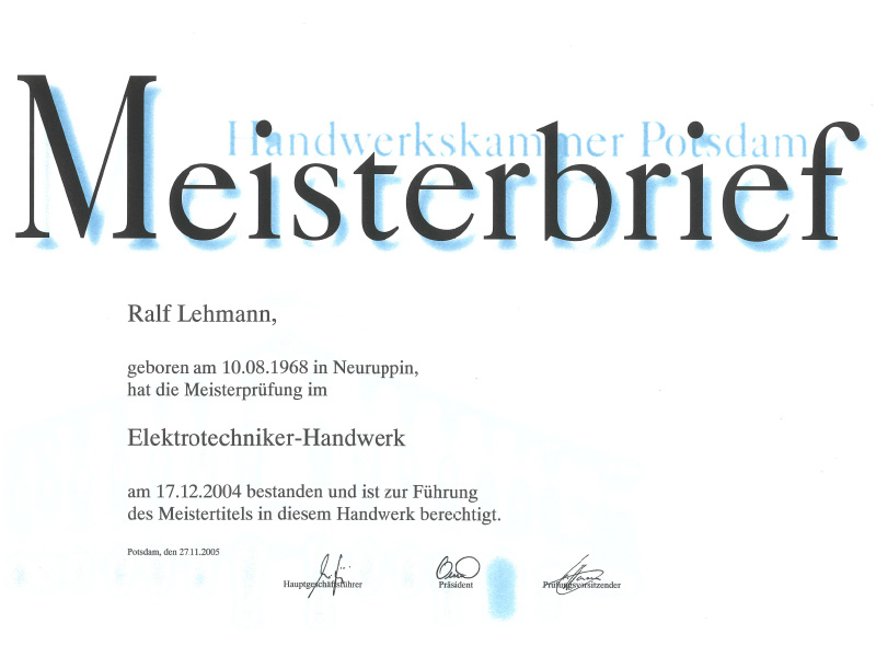 Meisterbrief