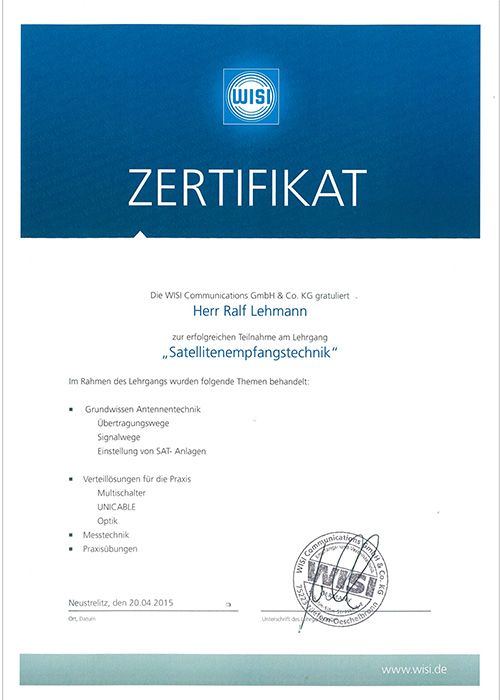Satellitenempfangstechnik