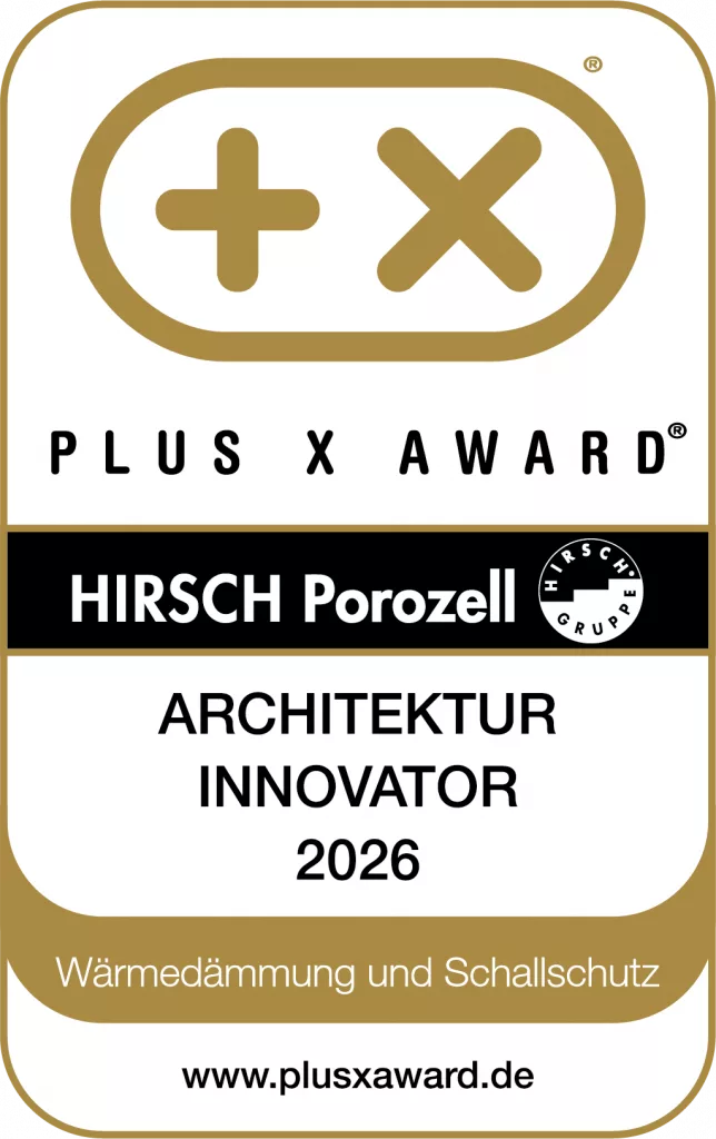 Auszeichnung als Architektur Innovator 2026 (PLUS X AWARD)