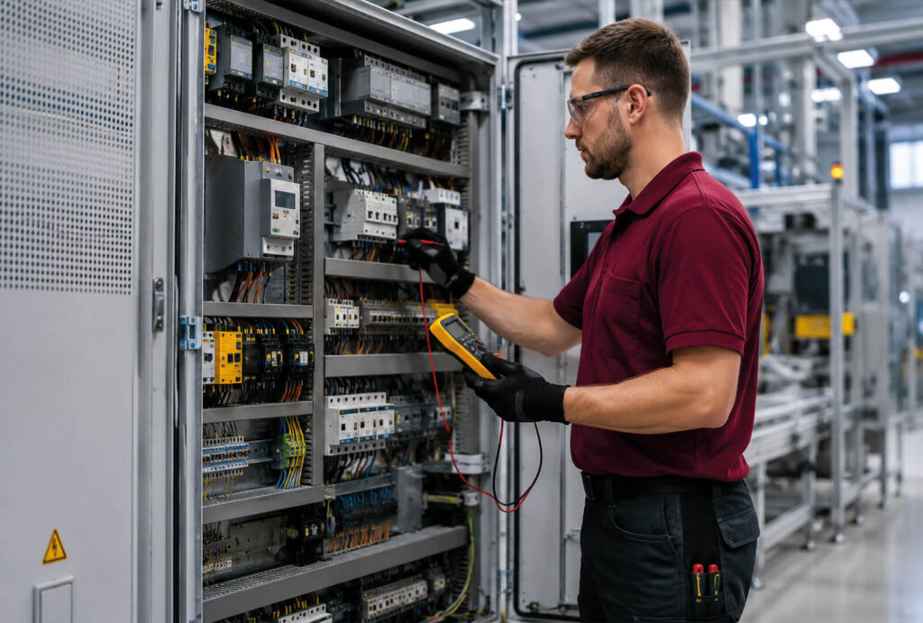Industrieunternehmen im Betrieb