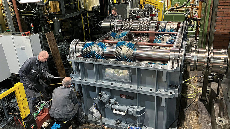 Kammwalzgetriebe (Modernisierung, 55 t)