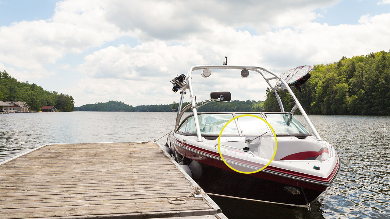 Montage auf Boot (QuickClamp)