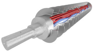 Schneckenwelle mit Patentvermerk